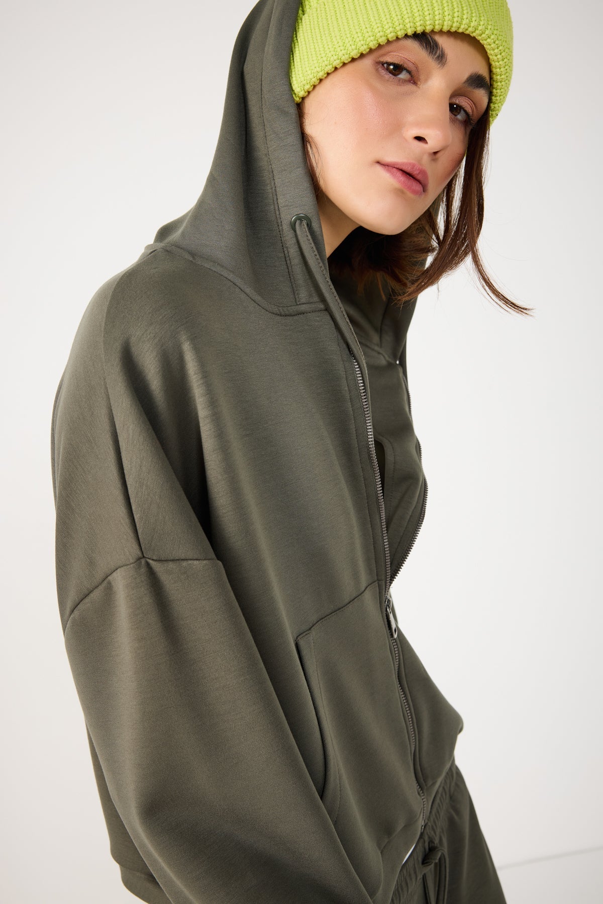 Kapuzenpullover mit Reißverschluss