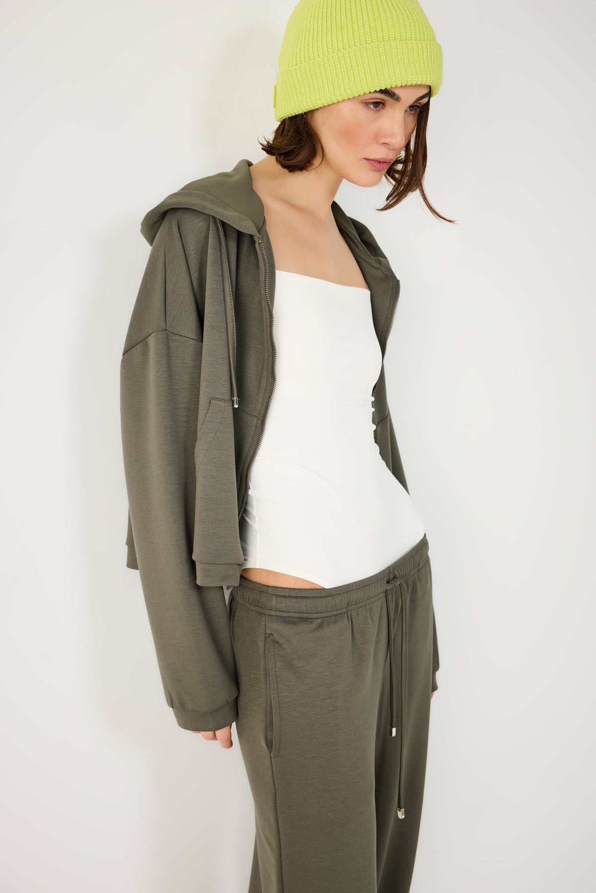 Kapuzenpullover mit Reißverschluss