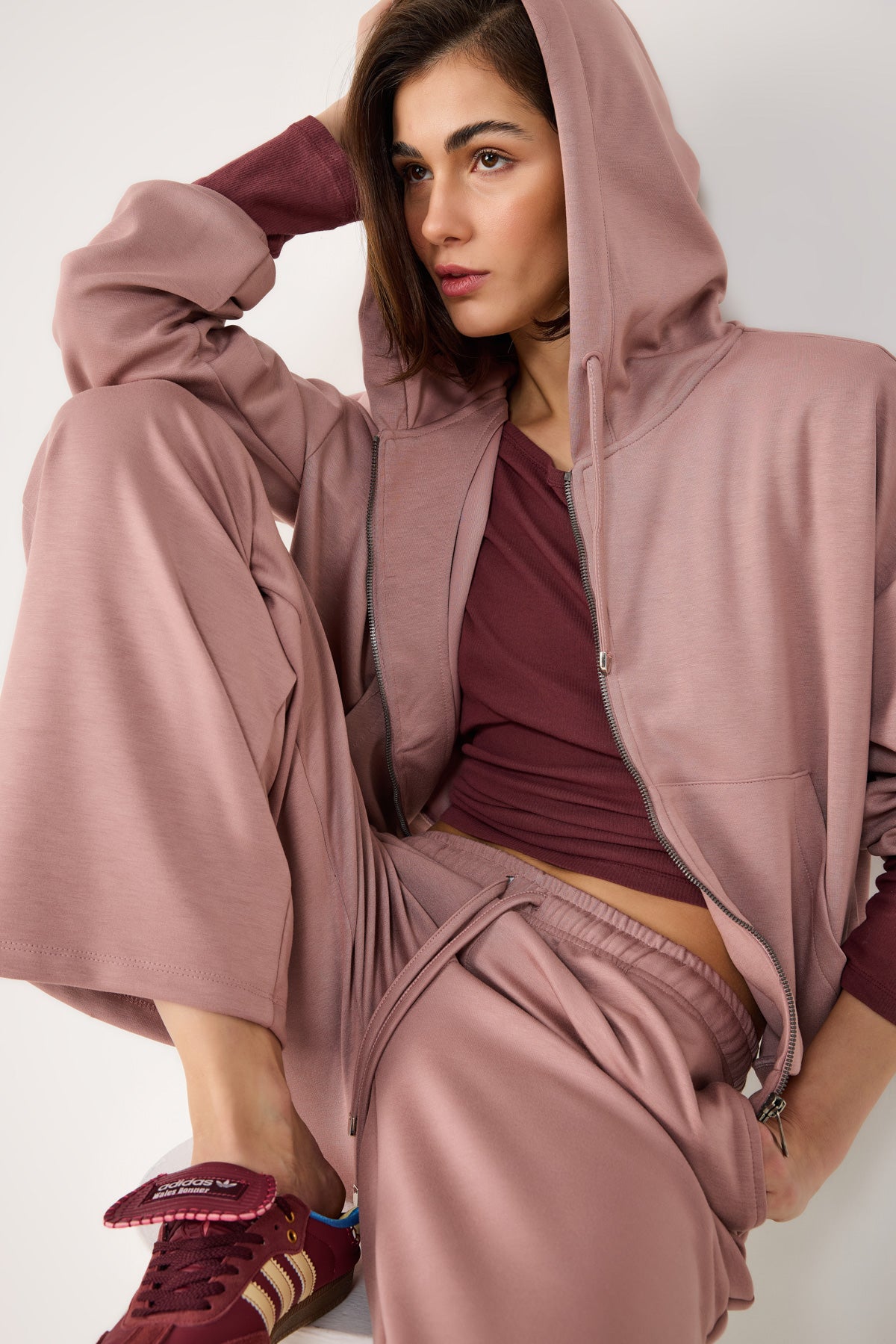 Kapuzenpullover mit Reißverschluss
