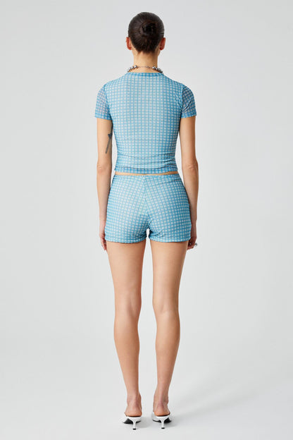 MOJOTO Damen Slim High Waist Shorts