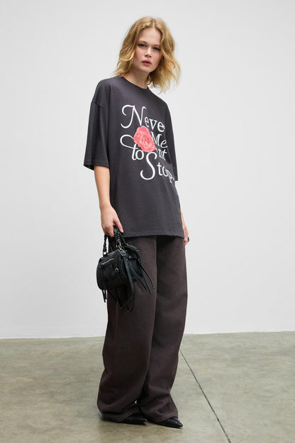 MOKILA Damen Bedrucktes T-Shirt