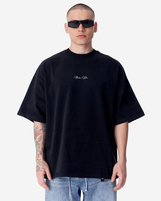 Monarch Schleife Schwarzes T-Shirt - Groß