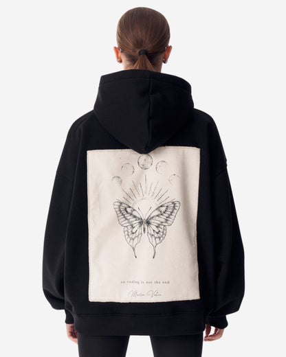 Monarch Kapuzenpullover - Schwarze Schlaufe