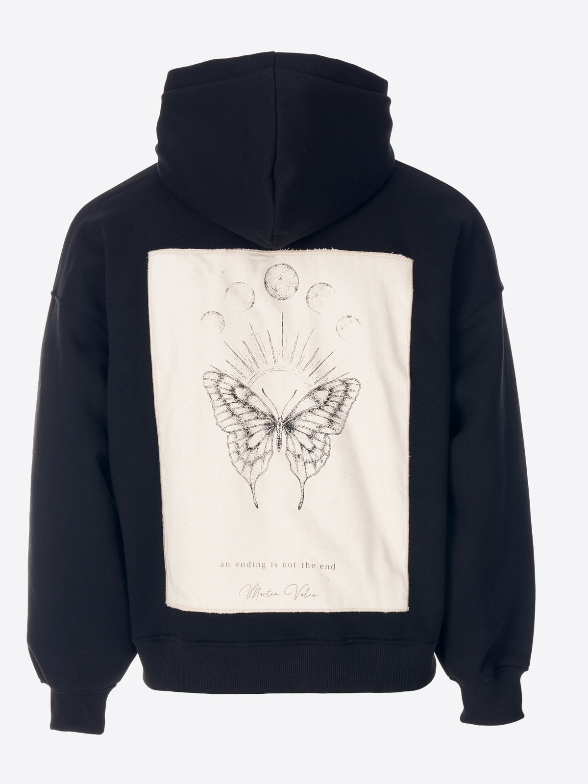 Monarch Kapuzenpullover - Schwarze Schlaufe