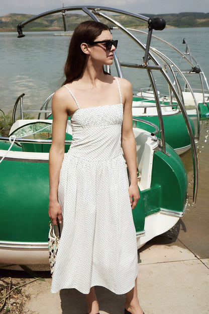 Montle Bio-Baumwoll Taillenkleid