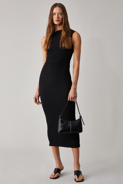 MORFY Damen Ärmelloses Midikleid