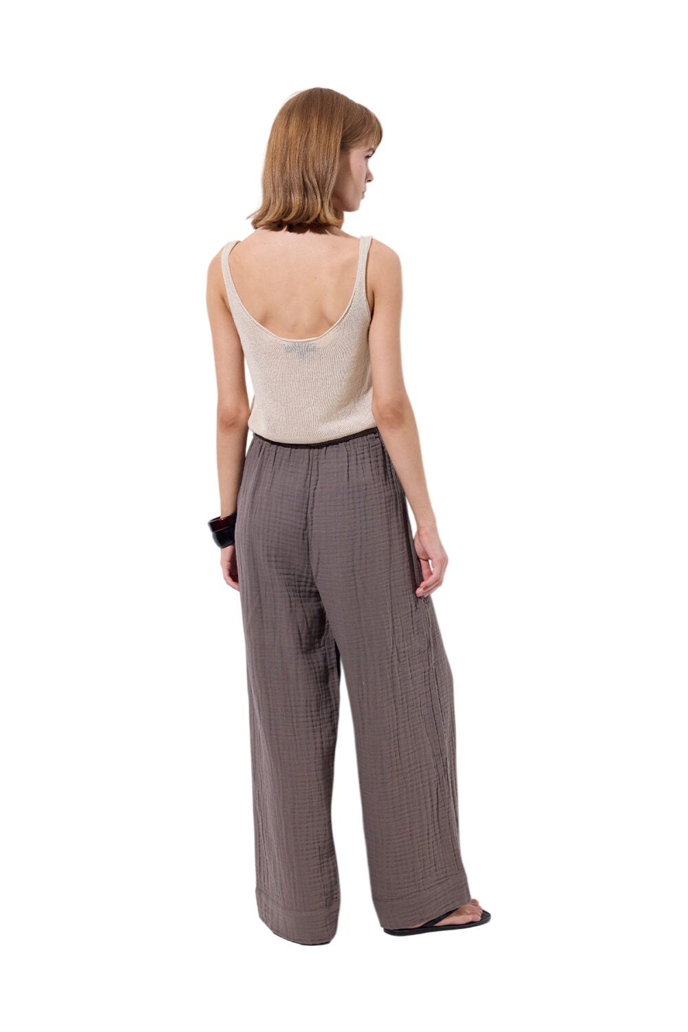 Schwarze Musselin-Bindehose