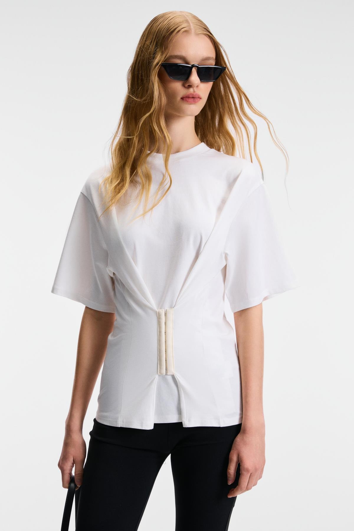 NARIA Damen Relaxed Bluse Kurzarm