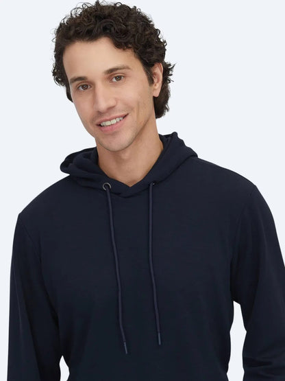 Marineblau Kapuzenpullover