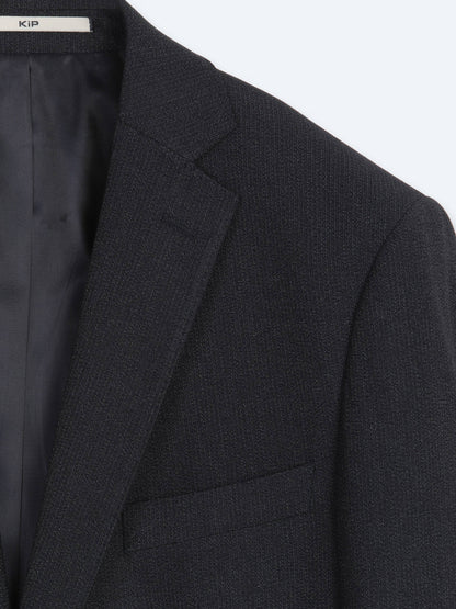 Marineblaues Micro Regular Fit Anzug