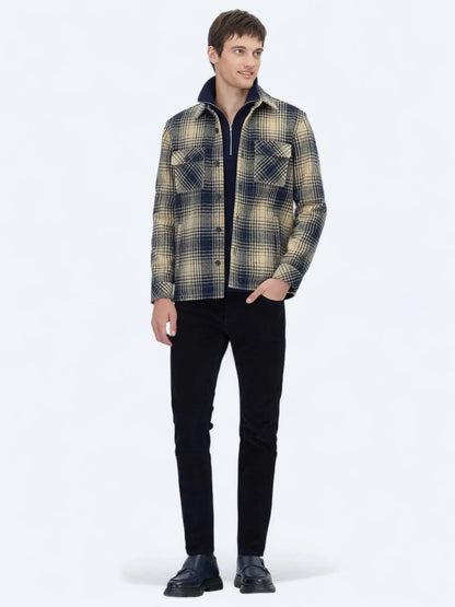 Marineblau Hemdjacke