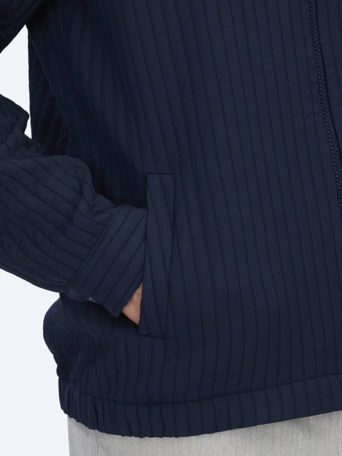 Marineblaues Overshirt