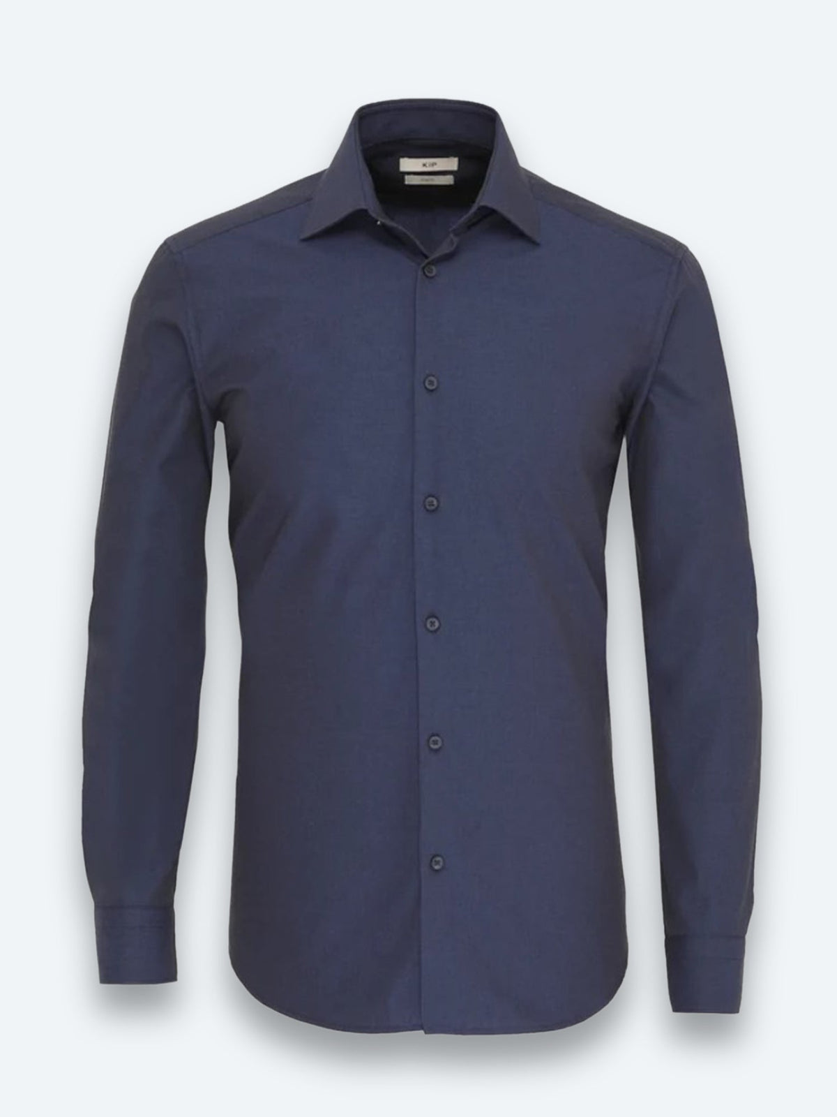 KİP Marineblaues klassisches Baumwollhemd Navy blue