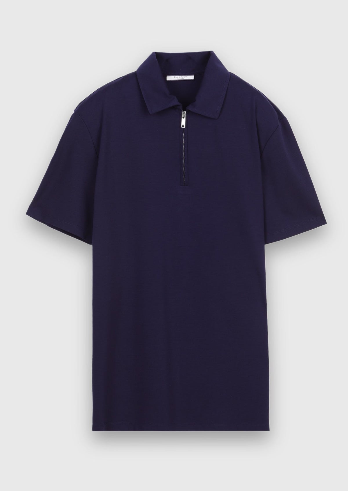 Ramsey Marineblaues schlichtes T-Shirt