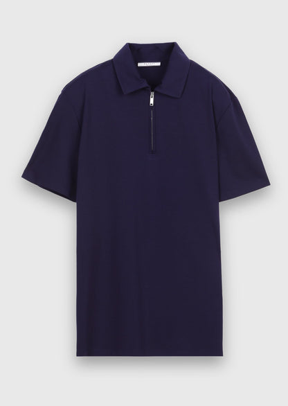 Marineblaues schlichtes T-Shirt