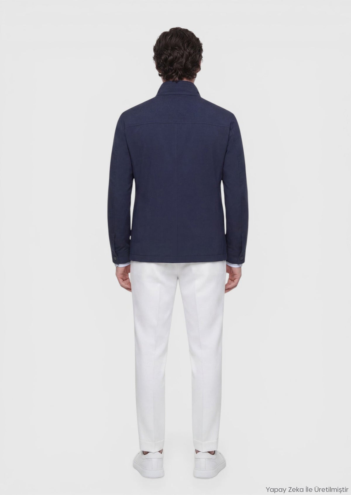 Marineblauer Regular Fit Freizeittechnikkab.