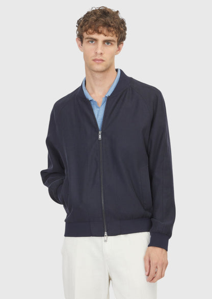 Marineblauer Regular Fit Freizeittechnikkab.