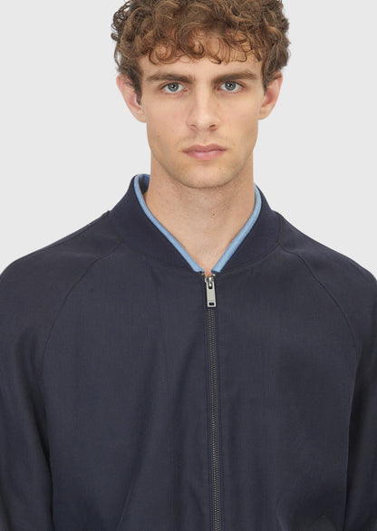 Marineblauer Regular Fit Freizeittechnikkab.