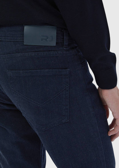 Schmal geschnittene Jeans aus Denim-Baumwollmischung