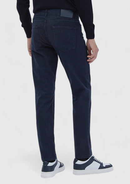 Schmal geschnittene Jeans aus Denim-Baumwollmischung