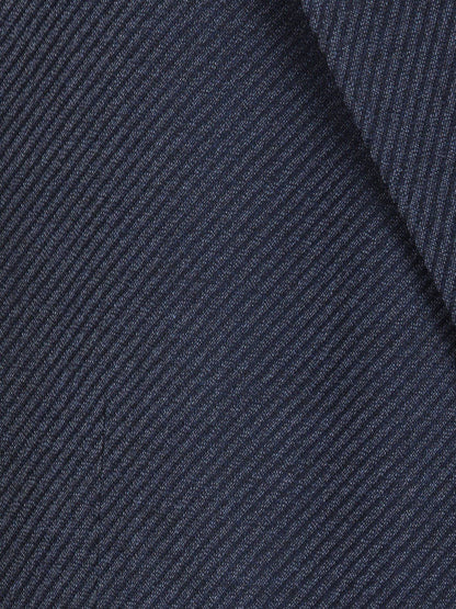 Marineblauer gestreifter Blazer Regular Fit