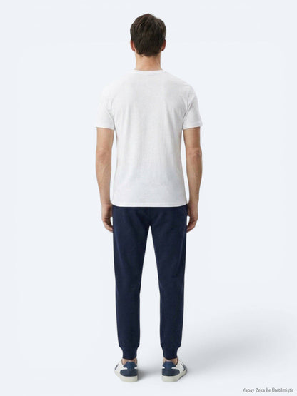 Marineblaue Jogginghosen