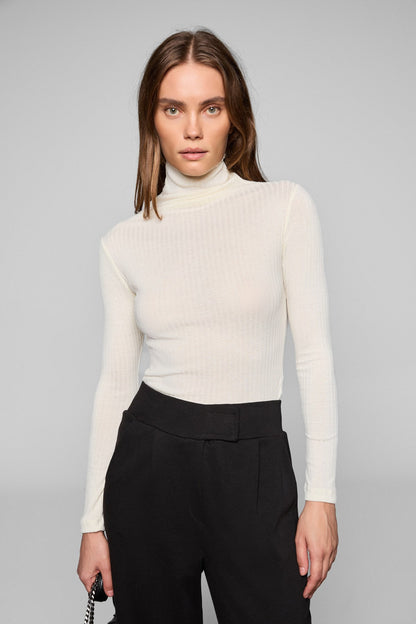NELOURA Fischerbluse Stretch