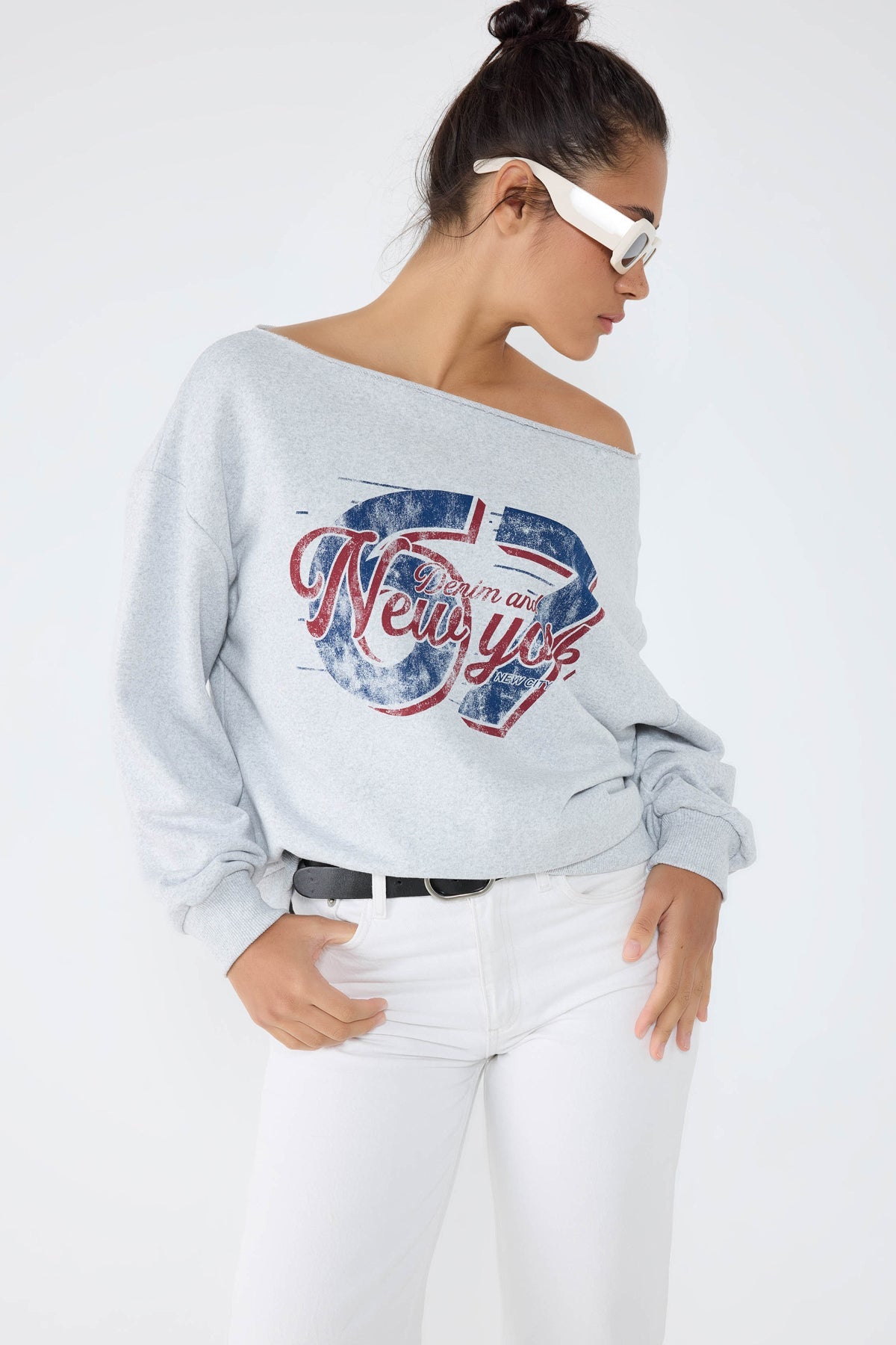 Bedrucktes Sweatshirt