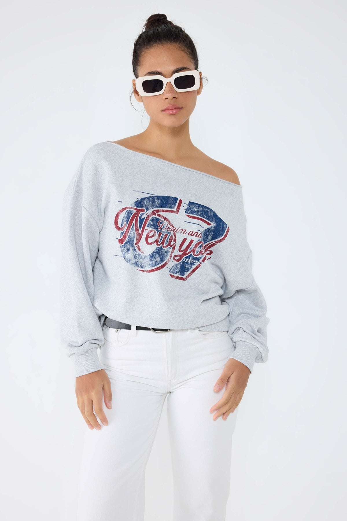 Bedrucktes Sweatshirt