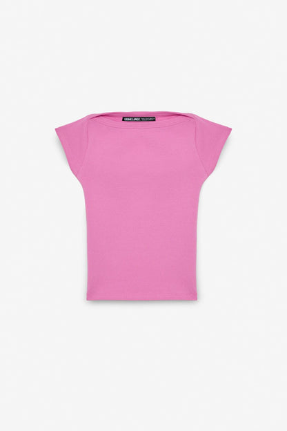 NOEMI Damen Ballerina-Ausschnitt Bluse