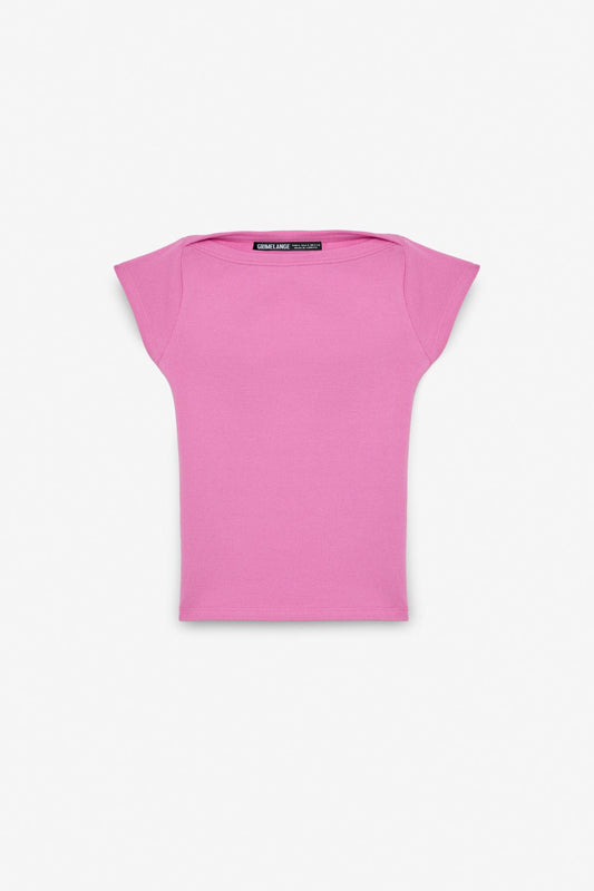 NOEMI Damen Ballerina-Ausschnitt Bluse