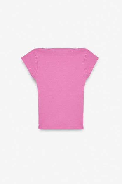 NOEMI Damen Ballerina-Ausschnitt Bluse