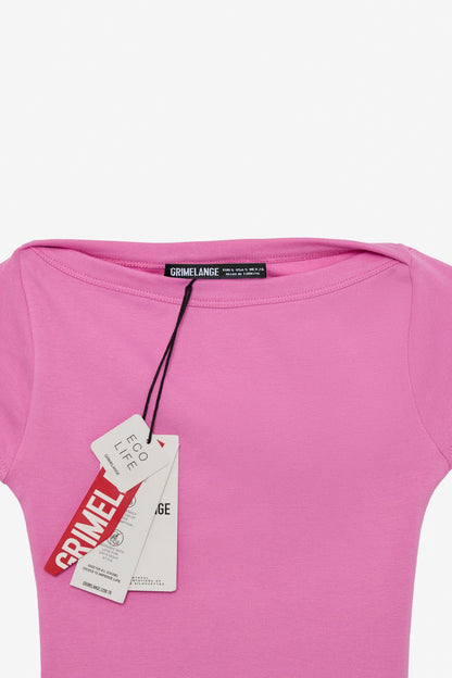 NOEMI Damen Ballerina-Ausschnitt Bluse