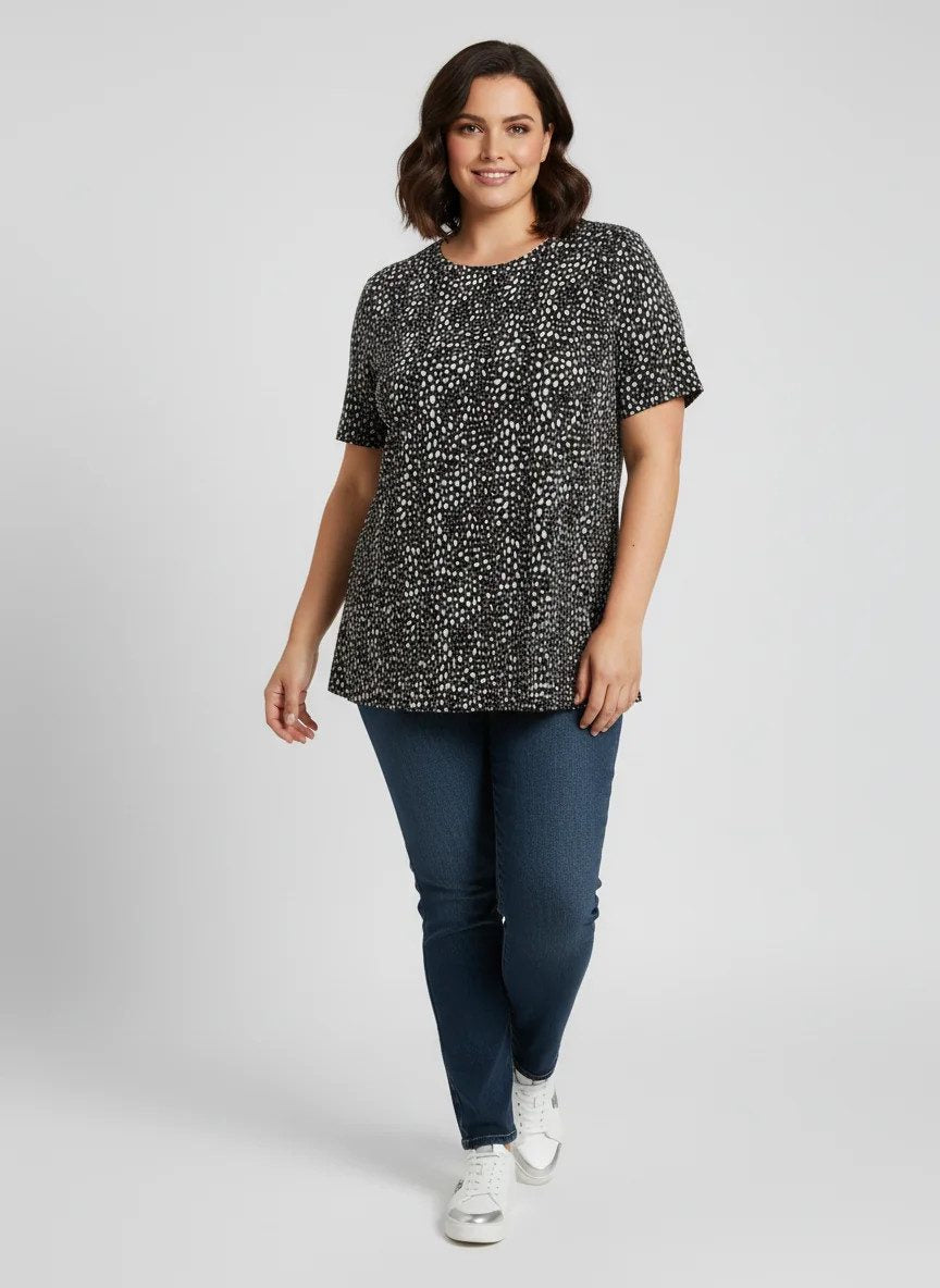Bluse mit Polka-Dot-Muster