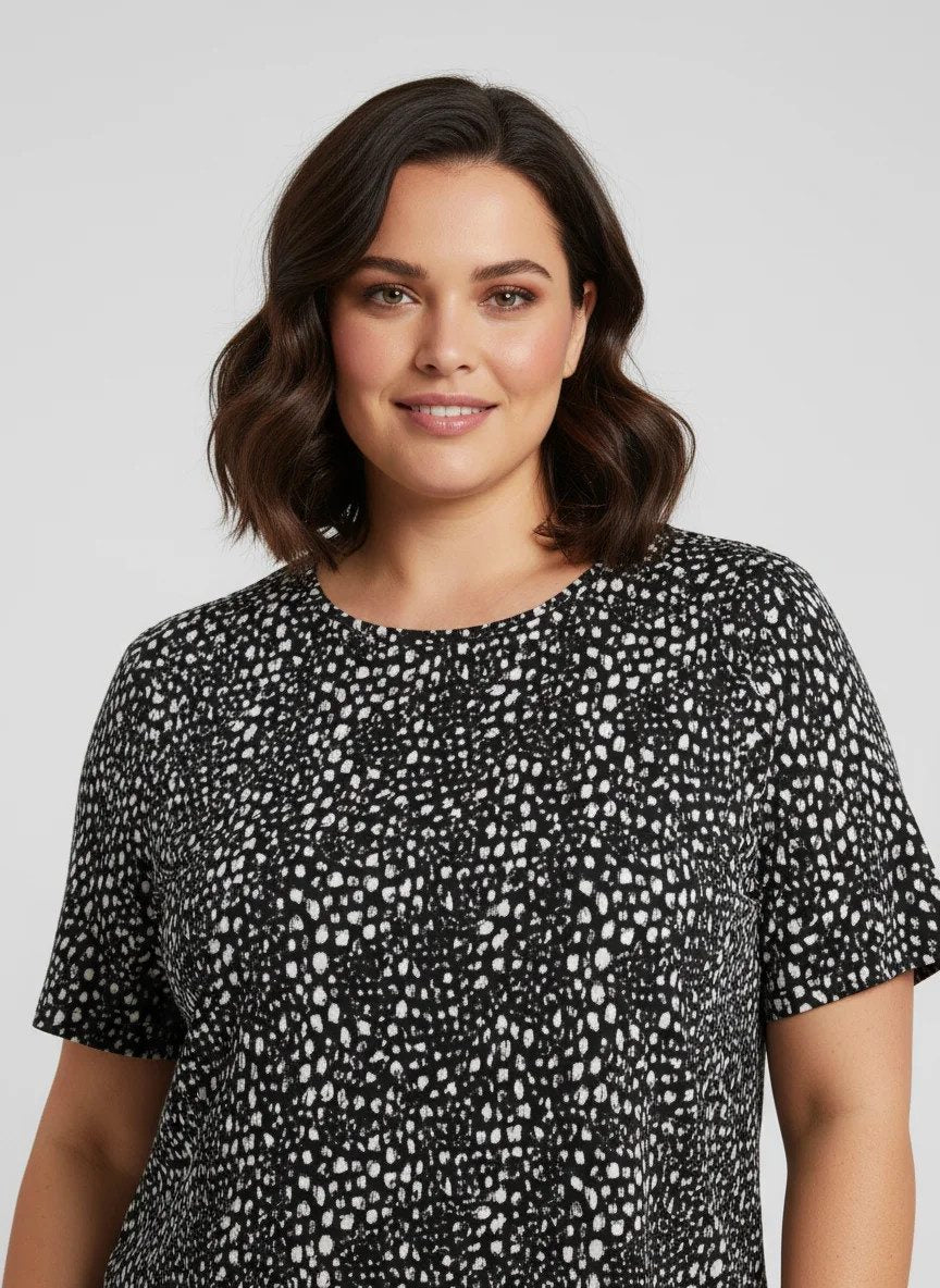 Bluse mit Polka-Dot-Muster