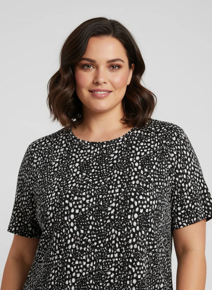 Bluse mit Polka-Dot-Muster