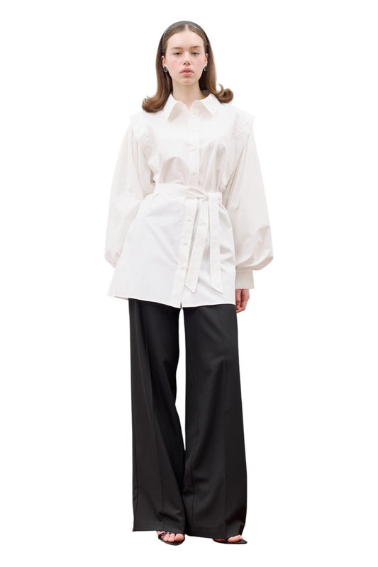 NORA DESIGN SHIRT SCHWARZ