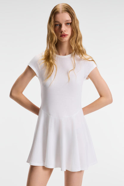 NURVA Mini-Kleid mit Cut-Out-Taille