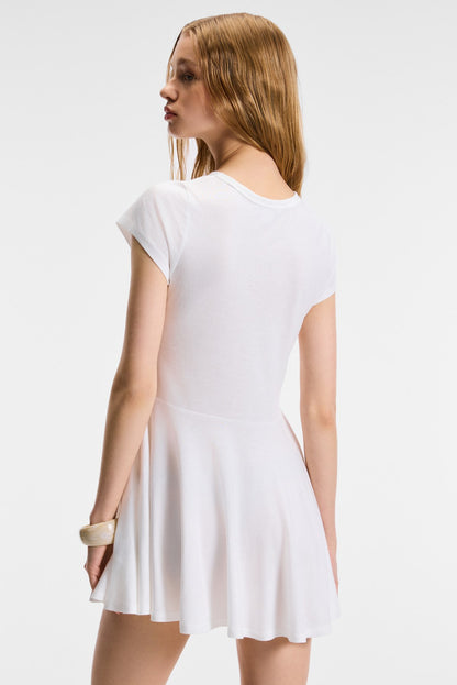 NURVA Mini-Kleid mit Cut-Out-Taille