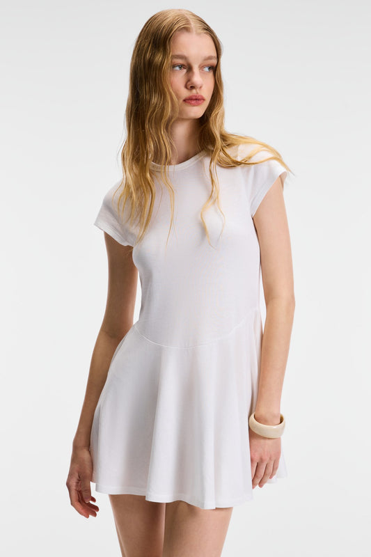 NURVA Mini-Kleid mit Cut-Out-Taille