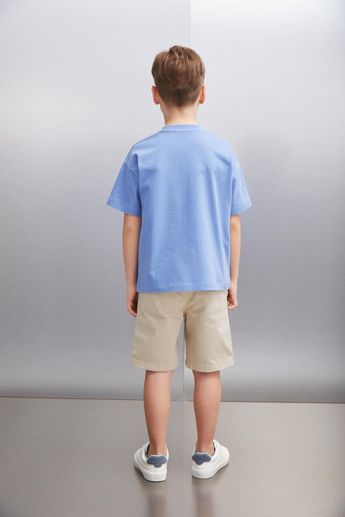 GRIMELANGE OCTAVE Herren Oversize T-Shirt Blau