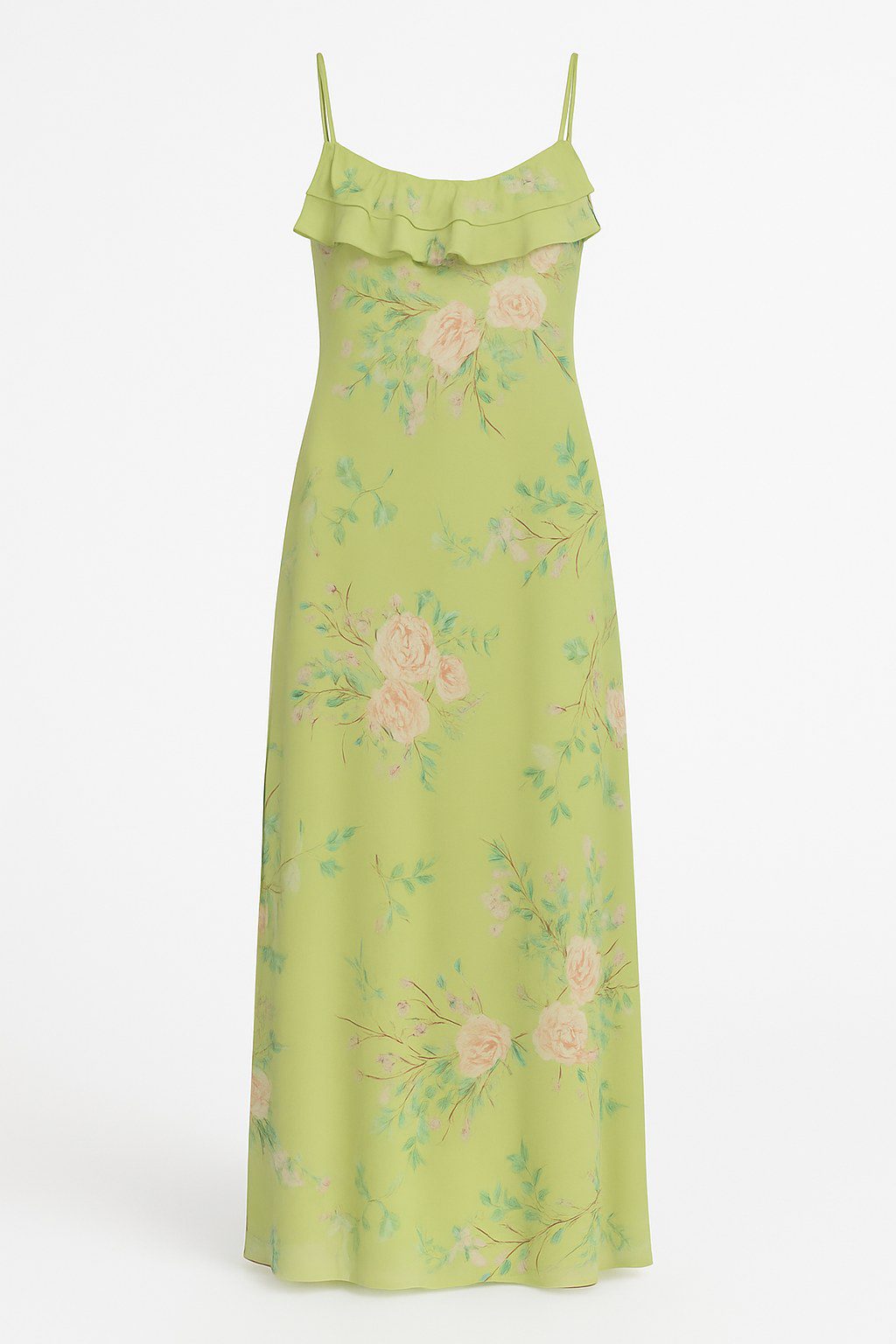 Rüschenshirt Langkleid