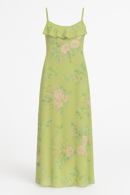 Rüschenshirt Langkleid
