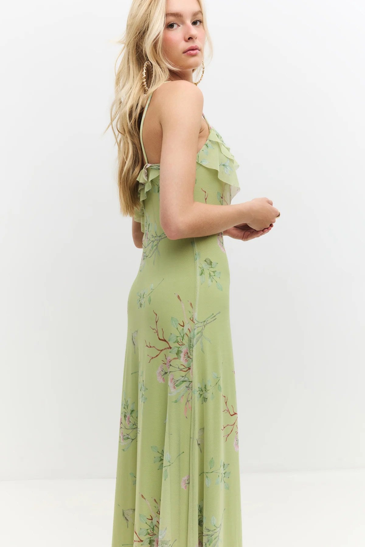 Rüschenshirt Langkleid