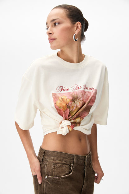 OLENDE Relaxed Fit Print-Shirt