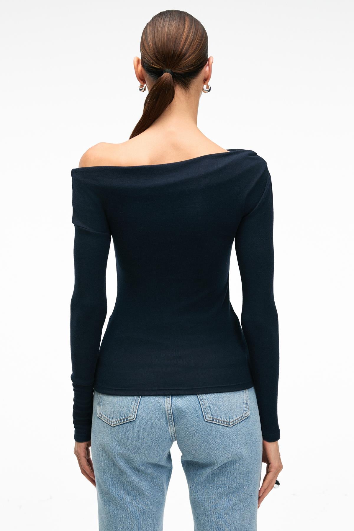OLIVIENN Damen Slim-Fit-Bluse