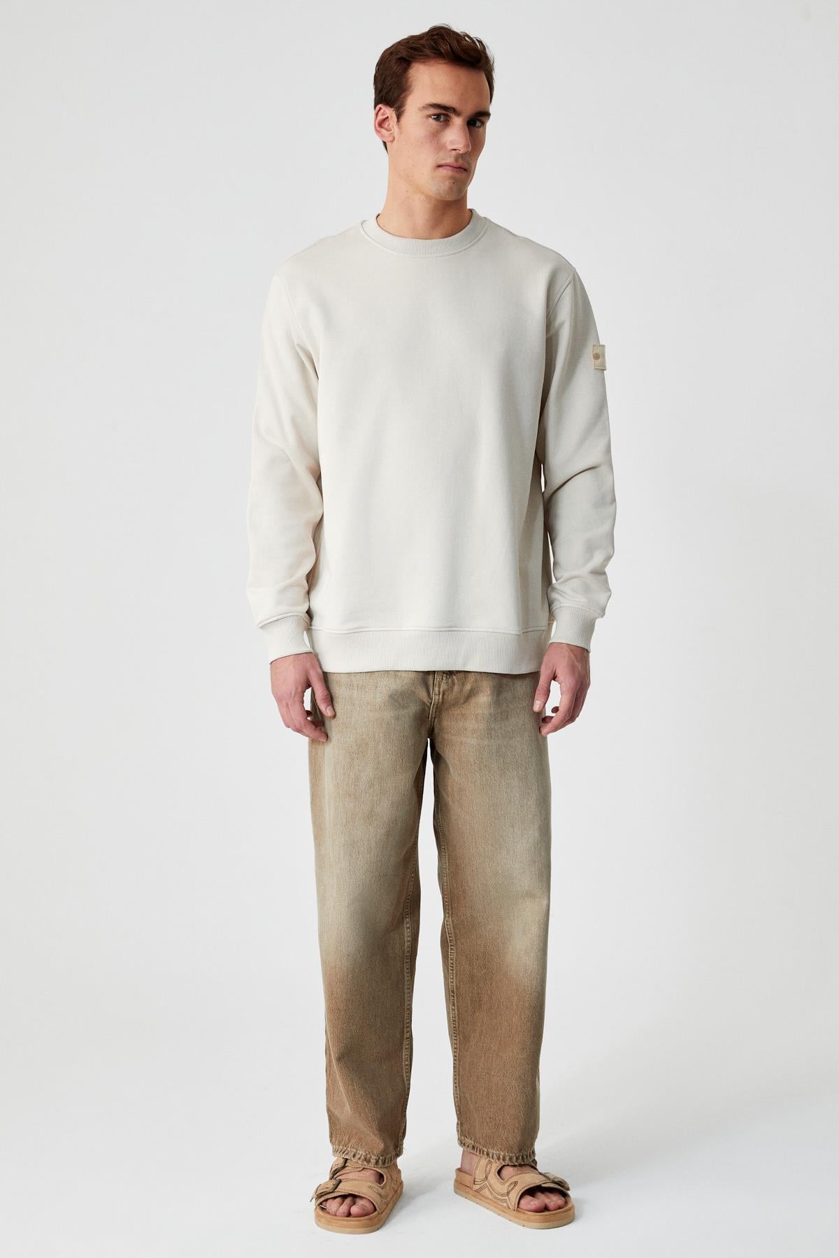 OLLIE Herren Sweatshirt bestickt