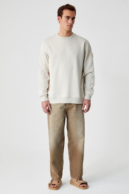 OLLIE Herren Sweatshirt bestickt
