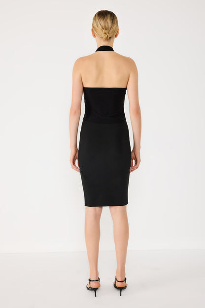 schulterfreie Bluse