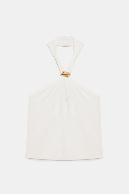 schulterfreie Bluse